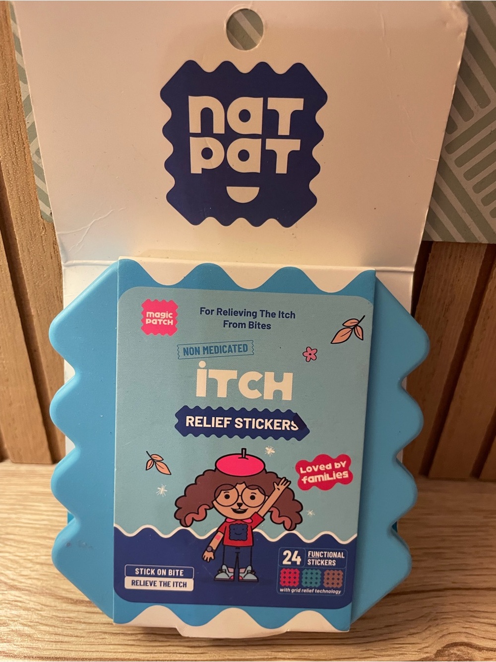 Blue Itch Relief Stickers - Non-Medicated Bite Relief